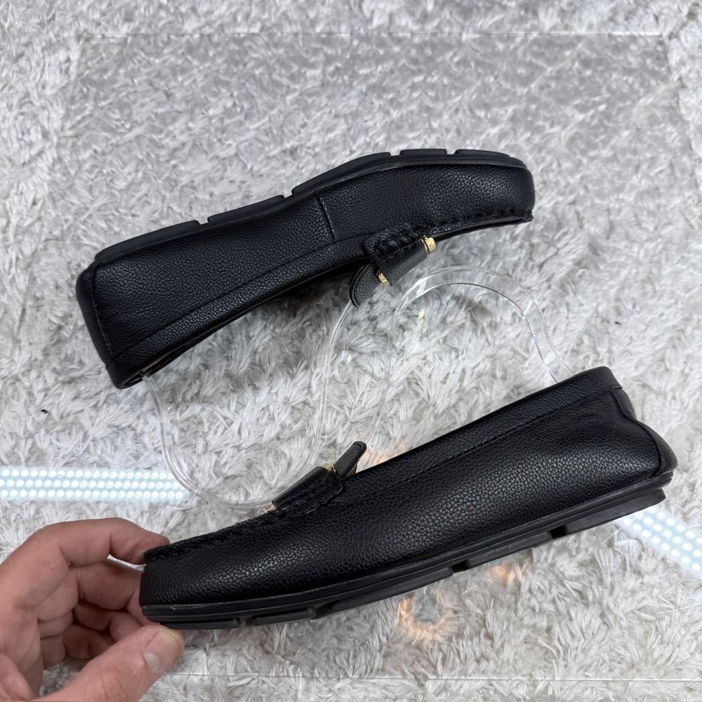 Calvin Klein Black Loafers Women's 7 Leonie Slip On Dress Shoes Casual Preppy - Picture 6 of 10